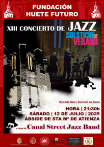 La Fundación Huete Futuro celebra el XIII Concierto de Jazz Solsticio de Verano el sábado 12 de julio