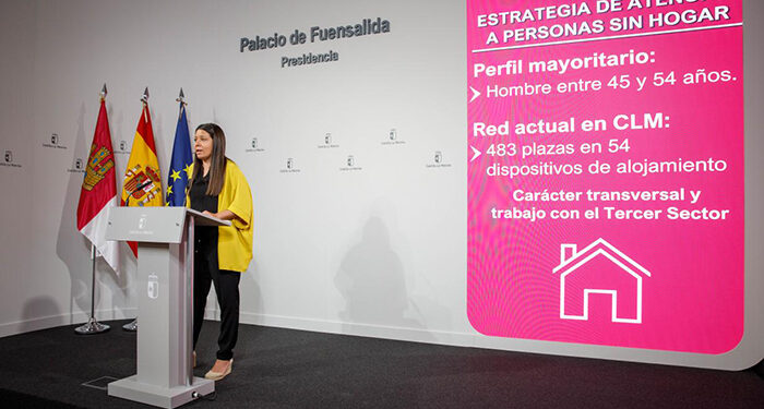 La Junta activa una estrategia transversal para reducir al 50 por ciento las personas sin hogar en Castilla-La Mancha antes de 2030 1 La Junta activa una estrategia transversal para reducir al 50 por ciento las personas sin hogar en Castilla-La Mancha antes de 2030