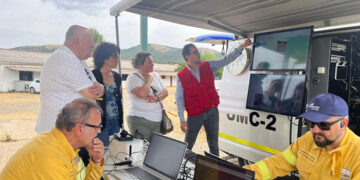 La Junta realiza el primer ejercicio a gran escala para fortalecer la coordinación regional en las emergencias por incendios forestales