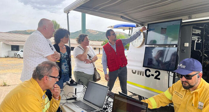 La Junta realiza el primer ejercicio a gran escala para fortalecer la coordinación regional en las emergencias por incendios forestales