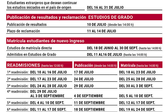 La UCLM abre el 18 de junio la preinscripción en estudios de grado para el curso 2025-2026