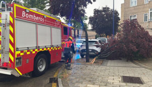 La intensa tormenta caída en Cuenca deja varias intervenciones de los bomberos 1 La intensa tormenta caída en Cuenca deja varias intervenciones de los bomberos
