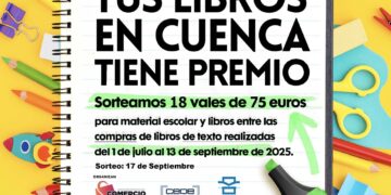 Las librerías de cuenca premiarán a sus clientes con vales de 75 euros por la compra de libros de texto