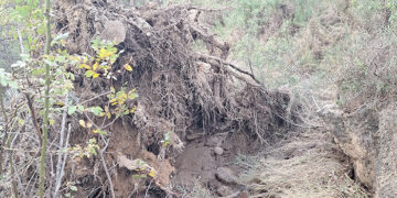 Los daños ocasionados por la DANA en Las Chorreras del Cabriel obligan a prohibir el baño y cerrar el acceso por la margen derecha del río