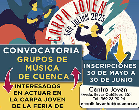 Los grupos de música locales que quieran actuar en la Carpa Joven de la Feria de San Julián pueden inscribirse hasta el 30 de junio