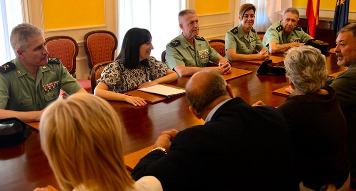 Mercedes González anuncia la celebración de los actos centrales de la Patrona de la Guardia Civil en Cuenca 1 Mercedes González anuncia la celebración de los actos centrales de la Patrona de la Guardia Civil en Cuenca