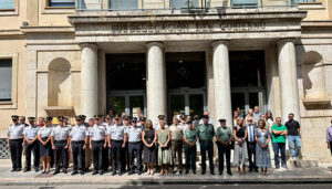Milagros Tolón muestra en Cuenca su repulsa por el asesinato por violencia de género de una mujer de 43 años en Fuengirola