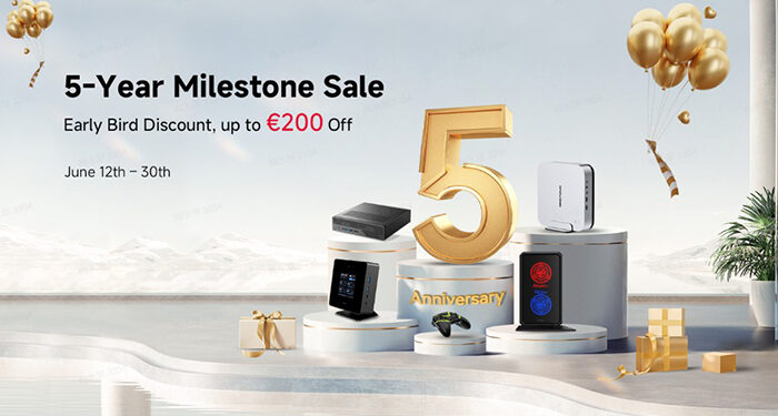 Minisforum cumple su 5º aniversario con rebajas de hasta 200 euros en sus mini PC