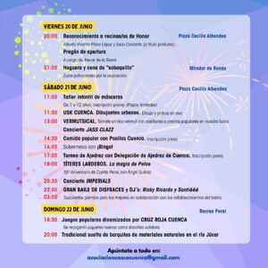 SAN JUAN. 20 21 Y 22 JUNIO