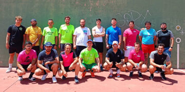 Samuel Carrasco y Diego López vencen en Casas de Haro en la primera prueba del Circuito Diputación de Frontenis