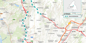 Transportes inicia las obras de reparación de firmes en la A-1, entre Sanchinarro y El Molar; y en la N-320, entre Venturada y El Casar