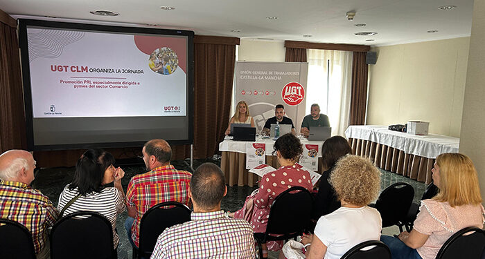 UGT CLM analiza en una Jornada en Cuenca los riesgos laborales en el sector del comercio