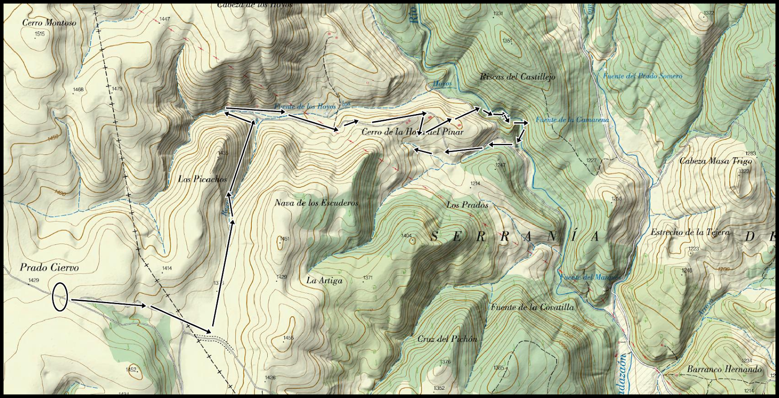 Incendio forestal en el paraje Albareda-Prado Cierva de Cuenca