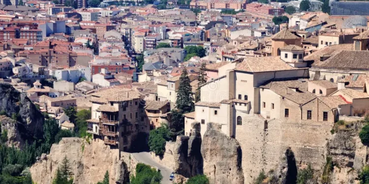 vista aerea de cuenca espana 36984333