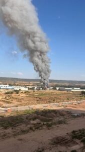 Atendidas dos personas por el incendio de Azuqueca de Henares 2 Atendidas dos personas por el incendio de Azuqueca de Henares