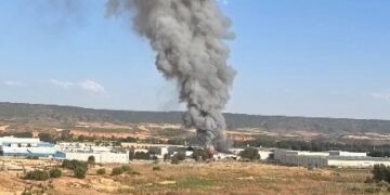 Atendidas dos personas por el incendio de Azuqueca de Henares