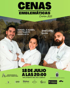 Agrupación y Ayuntamiento de Cuenca vuelven a apostar por las Cenas Emblemáticas 2 Agrupación y Ayuntamiento de Cuenca vuelven a apostar por las Cenas Emblemáticas