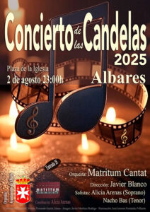 Albares se iluminará con música de película en el Concierto de las Candelas 2025 2 Albares se iluminará con música de película en el Concierto de las Candelas 2025