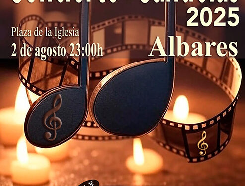 Albares se iluminará con música de película en el Concierto de las Candelas 2025 1 Albares se iluminará con música de película en el Concierto de las Candelas 2025