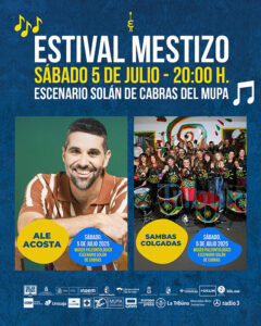 Ale Acosta y Sambas Colgadas pondrán el broche festivo a Estival Cuenca 25