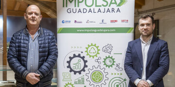 Almonacid de Zorita destaca su valioso patrimonio histórico y el crecimiento del polígono industrial 'El Retamar' en una reunión mantenida con Impulsa Guadalajara