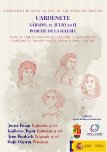 Cardenete celebra un encuentro de música y mujeres poetas