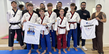 Cinco taekwondistas del Club Víctor Herrera se preparan para el Mundial de Corea con el apoyo de la Mancomunidad Vega del Henares