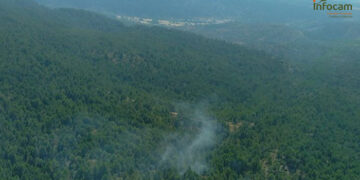 Controlado un incendio forestal en El Recuenco