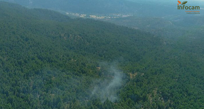 Controlado un incendio forestal en El Recuenco