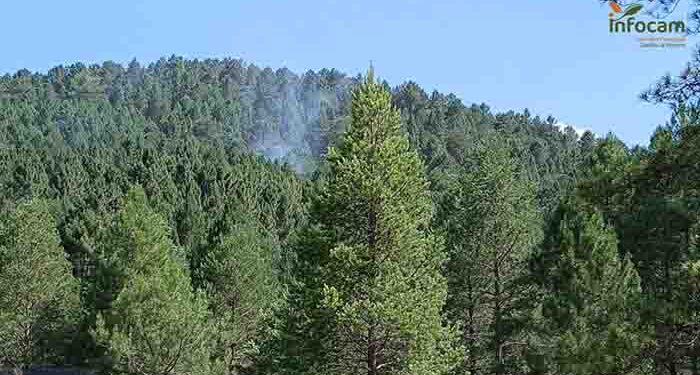 Controlados dos incendios forestales en Minglanilla y Valdemoro de la Sierra 1 Controlados dos incendios forestales en Minglanilla y Valdemoro de la Sierra