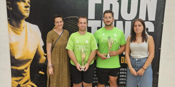 Daniel Martínez y José Chazarra se llevan el triunfo en el IX Torneo de Frontenis Tierra del Vítor