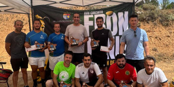 Daniel Martínez y José Chazarra vencen en Graja de Iniesta, tercera prueba del Circuito Diputación de Frontenis