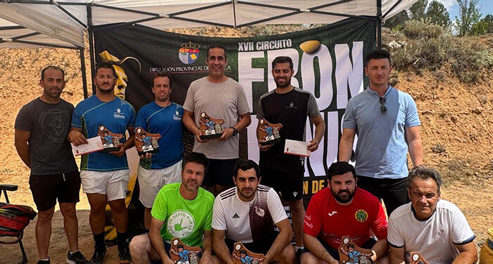 Daniel Martínez y José Chazarra vencen en Graja de Iniesta, tercera prueba del Circuito Diputación de Frontenis
