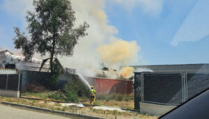 Desactivado el PLATECAM tras la favorable evolución del incendio de Azuqueca