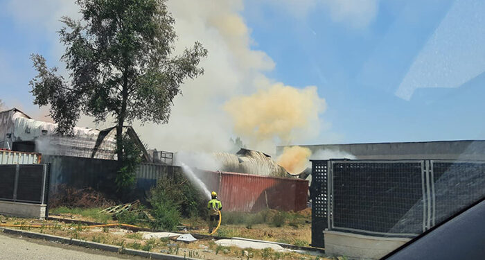 Desactivado el PLATECAM tras la favorable evolución del incendio de Azuqueca