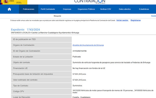 El Ayuntamiento de Brihuega contará con un nuevo vehículo para transporte de los vecinos y vecinas de sus pedanías 1 El Ayuntamiento de Brihuega contará con un nuevo vehículo para transporte de los vecinos y vecinas de sus pedanías