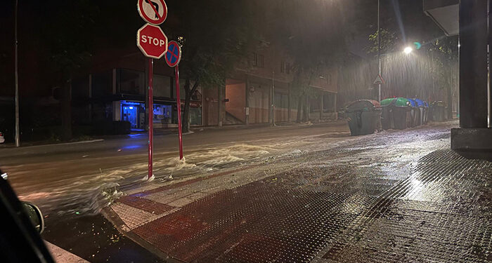El Ayuntamiento de Guadalajara responde a las incidencias ante la fuerte tormenta con granizo registrada anoche