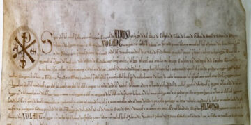El Privilegio Rodado de Alfonso X concedió a la ciudad de Guadalajara dos ferias, documento del mes del Archivo Munucipal