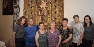 El Taller de Restauración de la Diputación de Cuenca restuara la imagen de la Virgen del Rosario de San Pedro de Palmiches