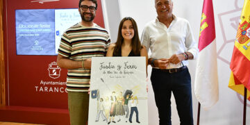 El cartel anunciador de las fiestas patronales de Tarancón, obra de Cristina Saiz Cantarero