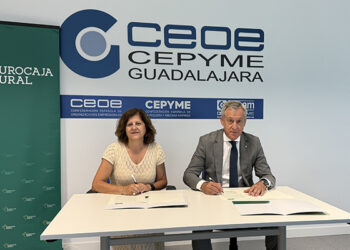 Eurocaja Rural y CEOE-Cepyme Guadalajara reafirman su compromiso con el tejido productivo y la actividad económica alcarreña