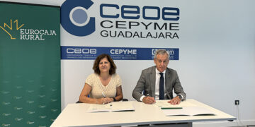 Eurocaja Rural y CEOE-Cepyme Guadalajara reafirman su compromiso con el tejido productivo y la actividad económica alcarreña