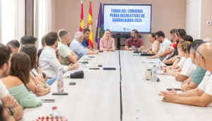 Firmados los convenios con las peñas de cara a las Ferias y Fiestas de septiembre de Guadalajara