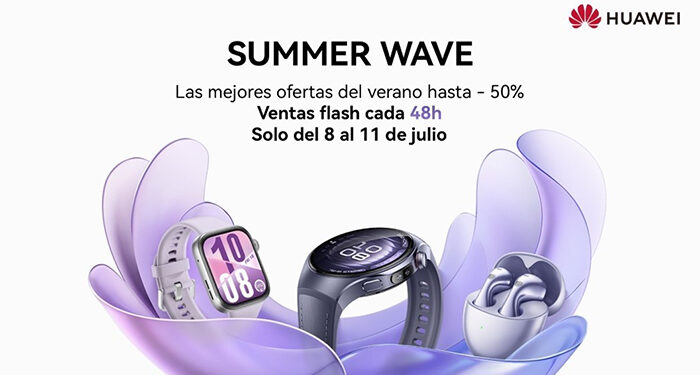Huawei celebra la llegada del verano con promociones de hasta el 50% en dispositivos seleccionados