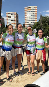 K4 Plata en la Regata Internacional de Valladolid con Arantza Celia Eva y Claudia