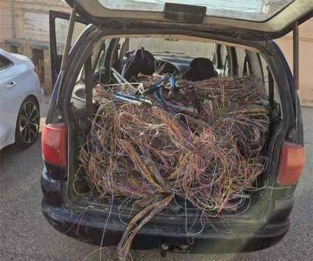 La Guardia Civil de Cuenca detiene a tres personas e investiga a otra por un robo de cobre en la CM-220