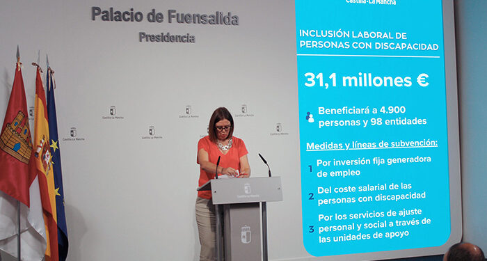 La Junta invierte más de 31 millones de euros a la inclusión laboral de personas con discapacidad