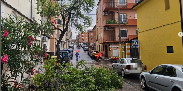 La tormenta caída en Cuenca deja numerosas incidencias
