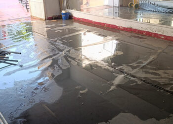 La tormenta del 4 de julio causó graves daños en el polideportivo San José, que debe someterse a reformas estructurales