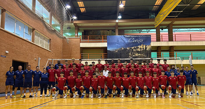 Las Selecciones Españolas de Voleibol U19, U17 y U16, la U18 de Francia y la U17 de Portugal se concentran en Cuenca este mes de julio